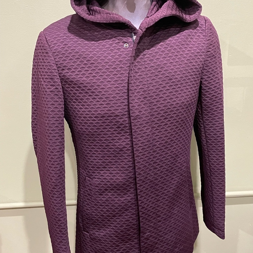 Herri collection jacket/coat purple hoody modern fit